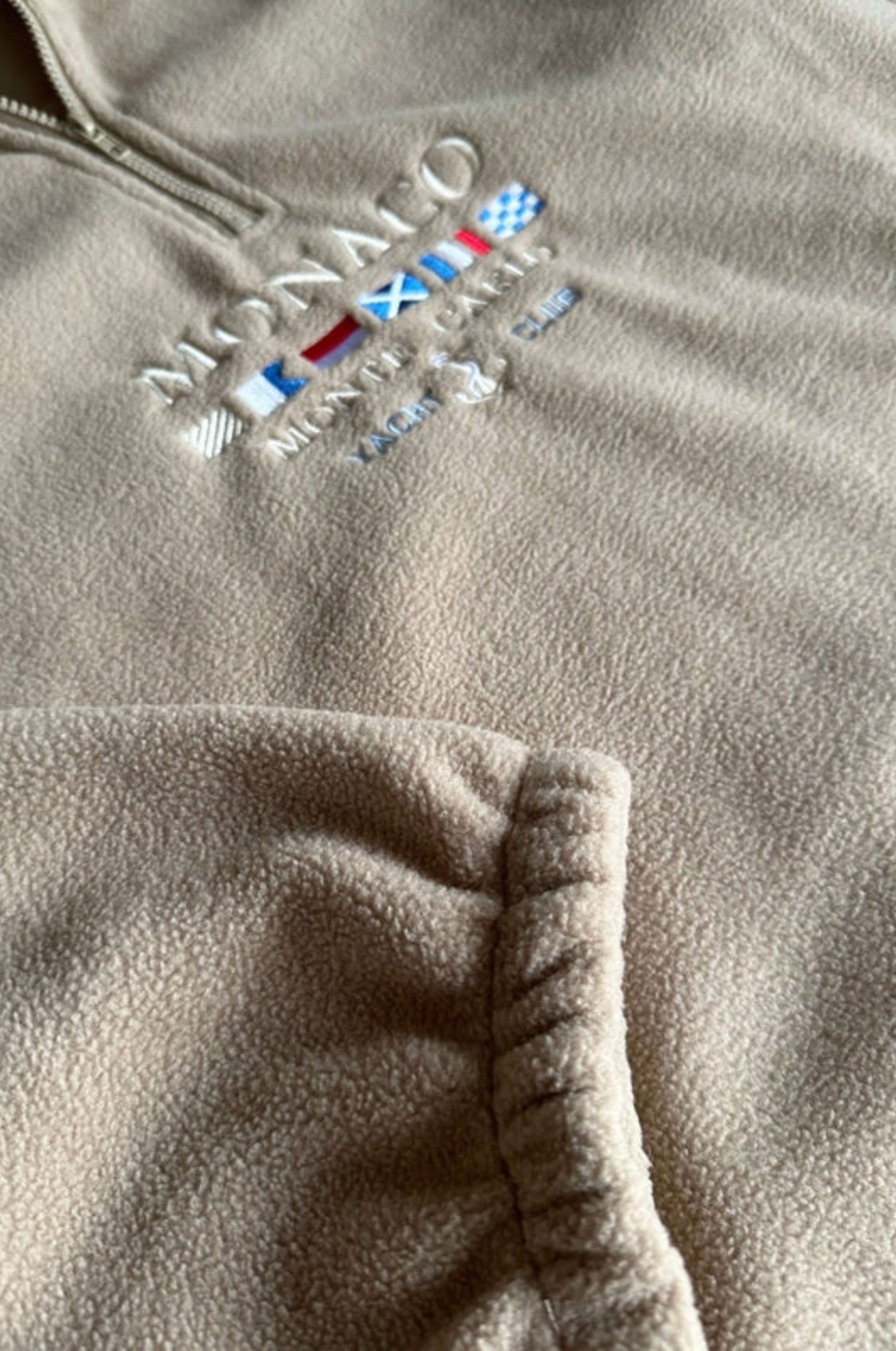 Monaco Zip-Up Pullover Sweatshirt