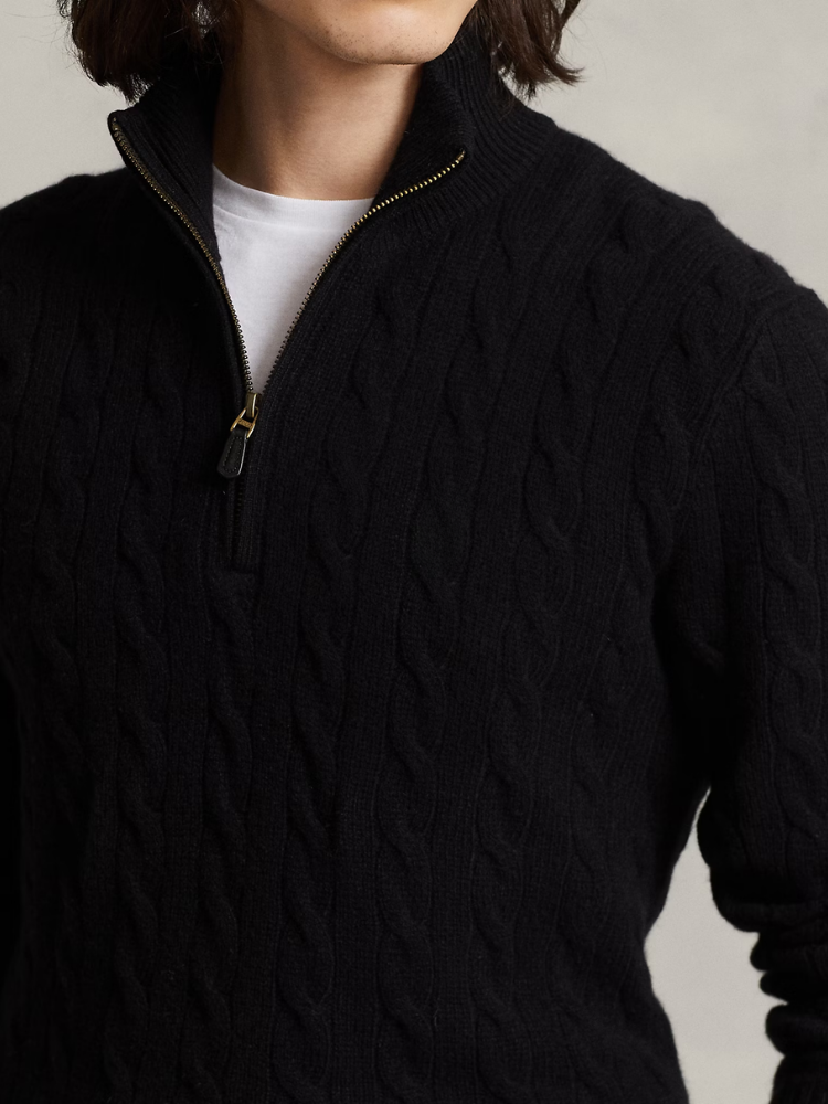 Classic Cable Half-Zip Pullover