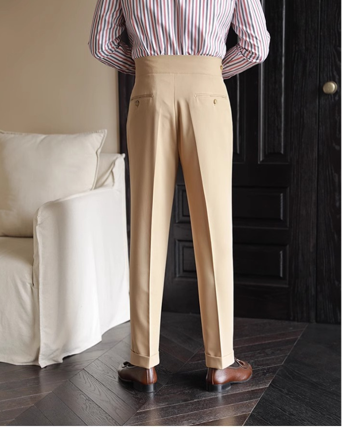 Quiet Luxury Pearl Studs Trousers