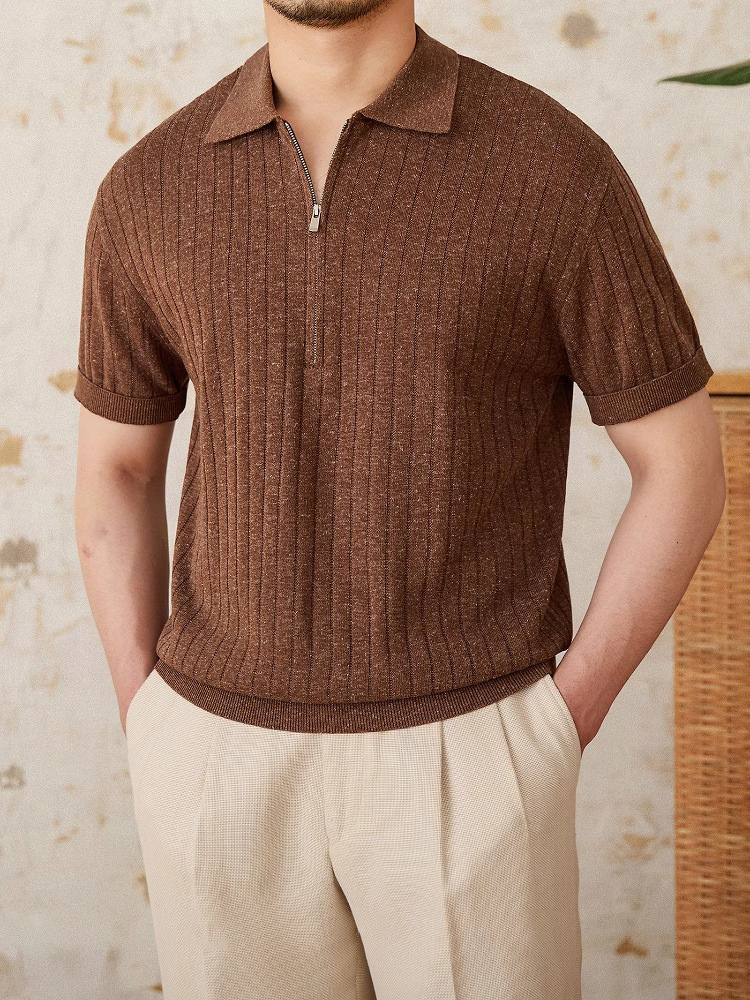The Hampton Half-Zip Polo