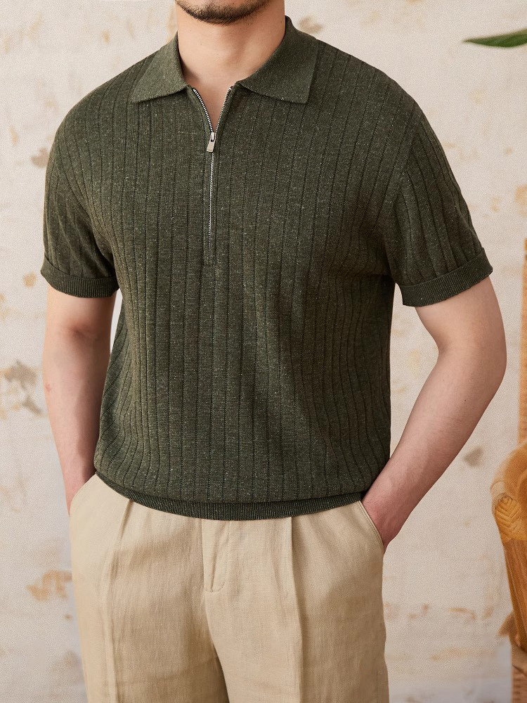 The Hampton Half-Zip Polo