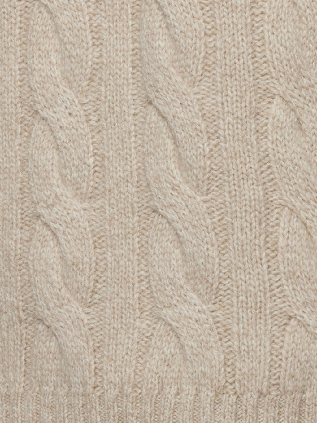 Cashmere Cable-Knit Crew Sweater