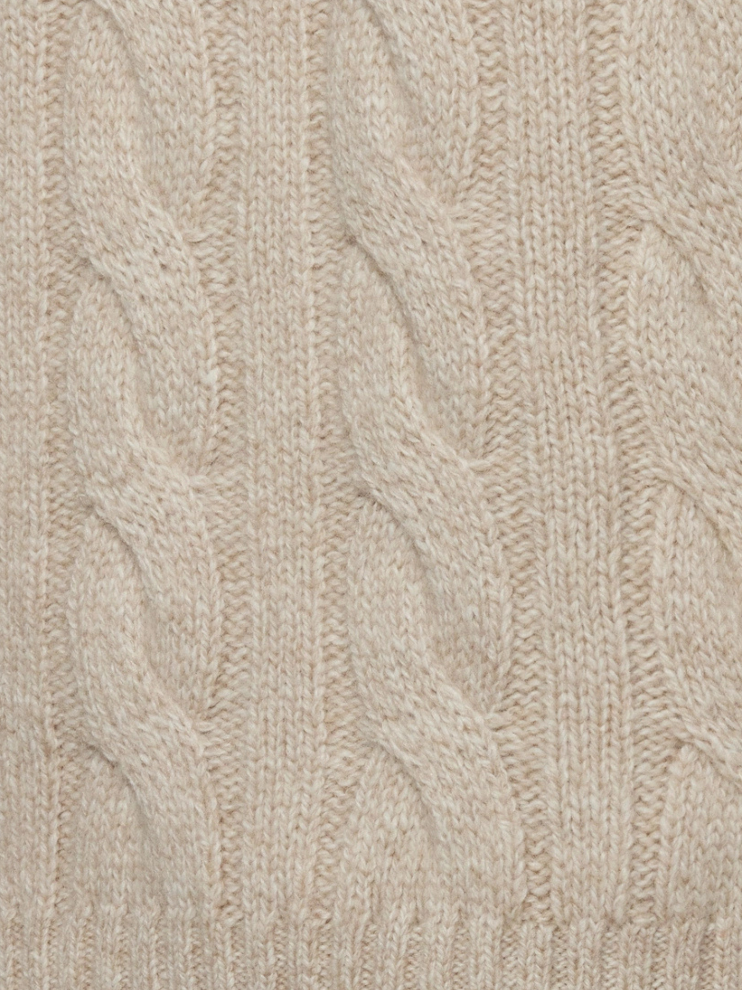 Cashmere Cable-Knit Crew Sweater