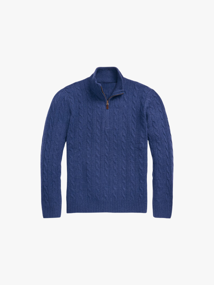 Classic Cable Half-Zip Pullover