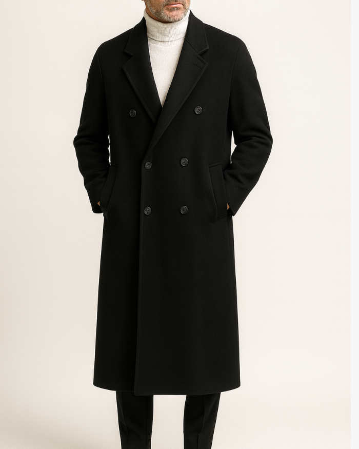 Michelloo double-sided 100% cashmere coat