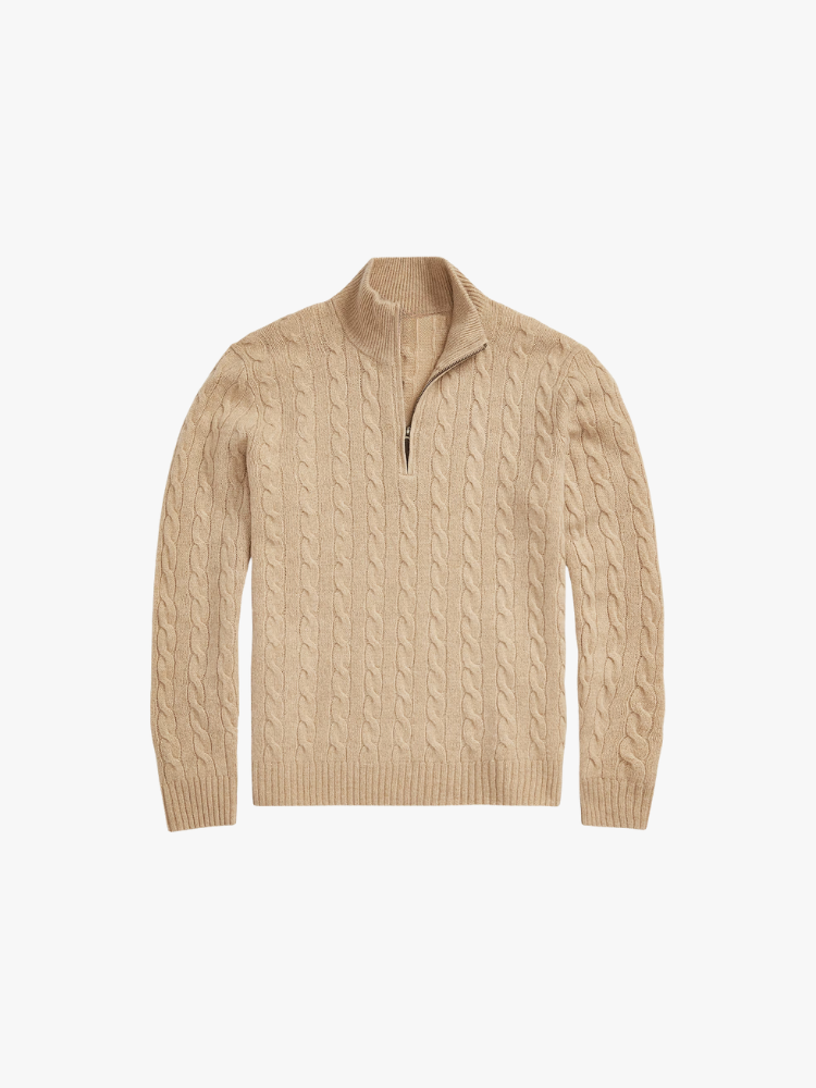 Classic Cable Half-Zip Pullover