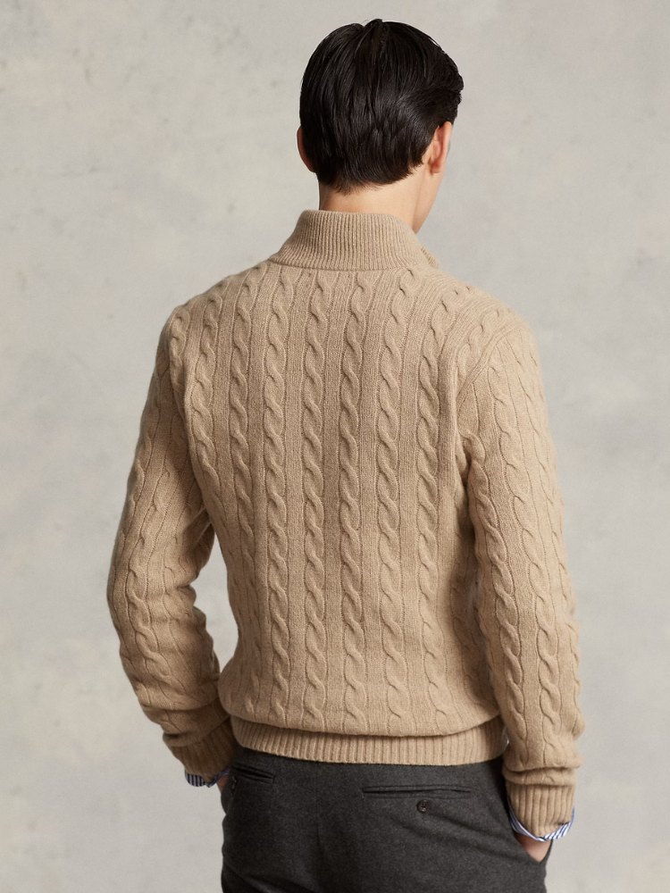 Classic Cable Half-Zip Pullover