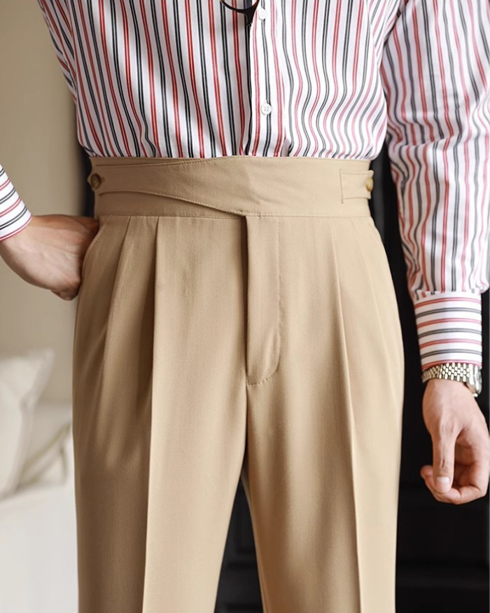 Quiet Luxury Pearl Studs Trousers