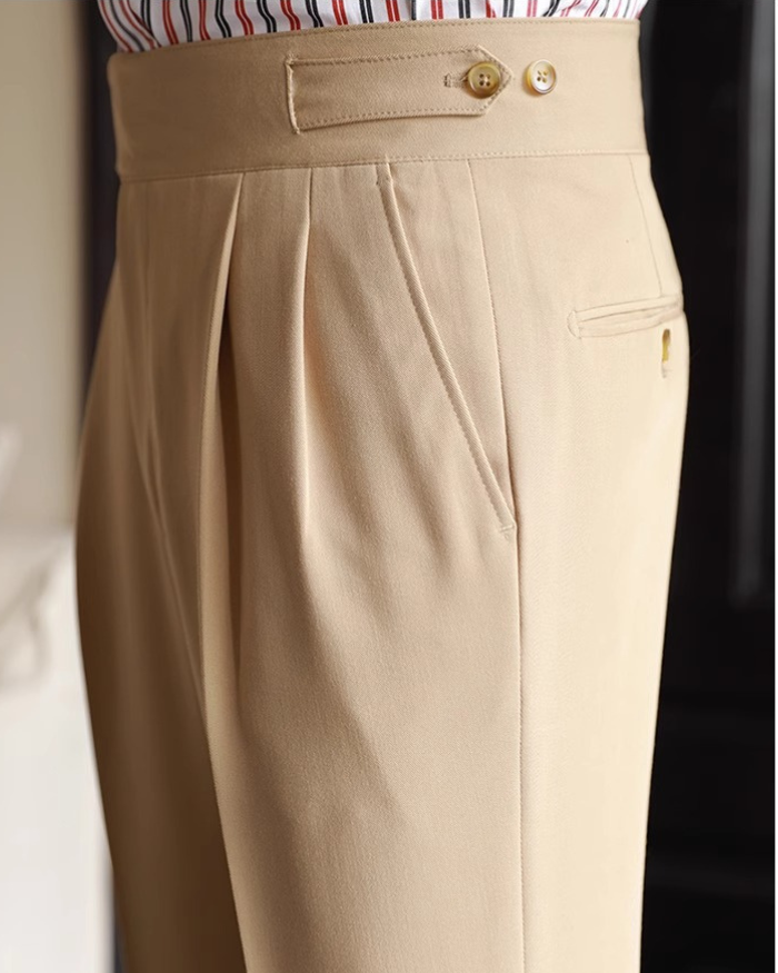 Quiet Luxury Pearl Studs Trousers