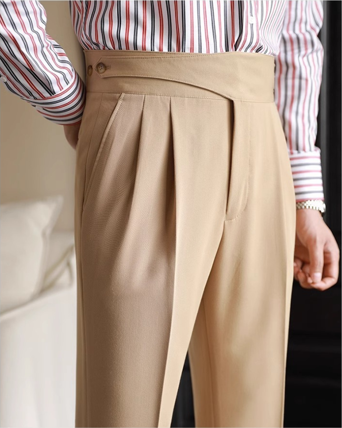 Quiet Luxury Pearl Studs Trousers
