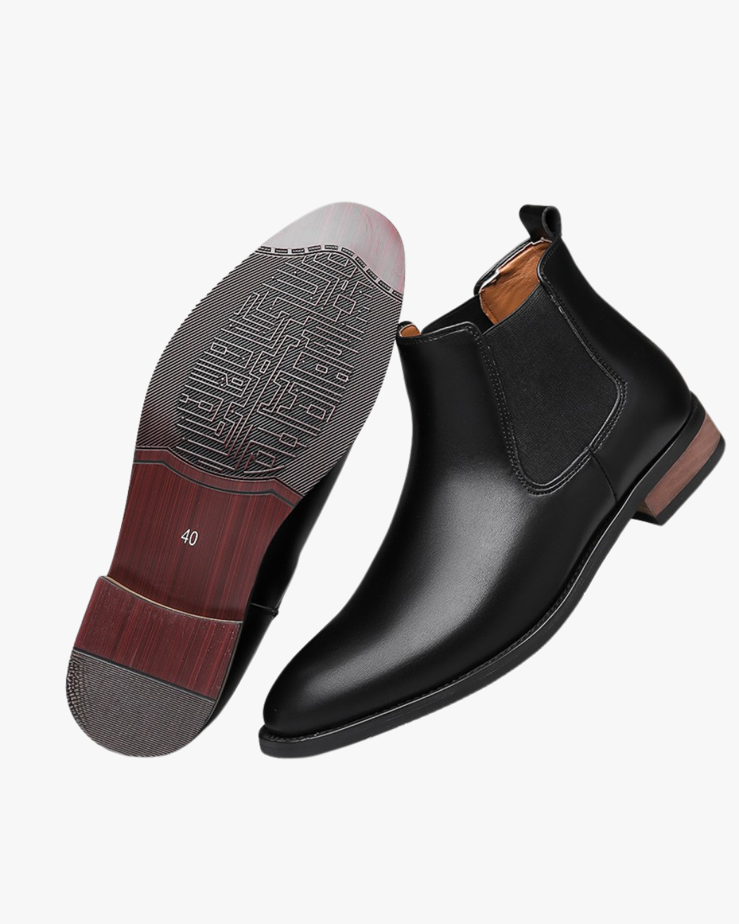 Michelloo Leather Chelsea Boots.