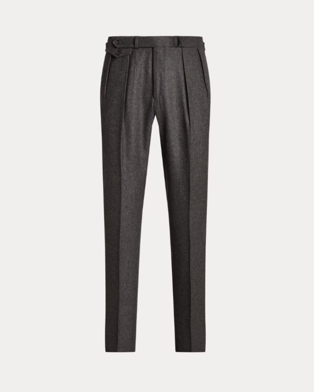 Tailored Pleated Flannel Pants