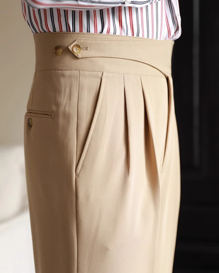 Quiet Luxury Pearl Studs Trousers