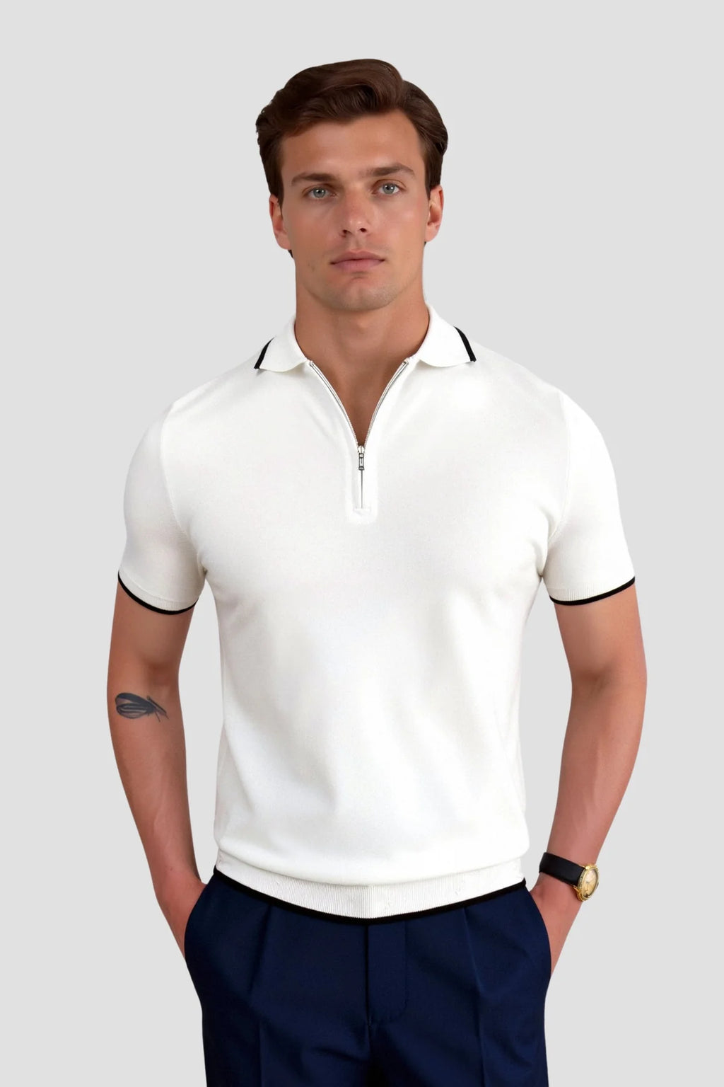 Michelloo Zip Polo Shirt