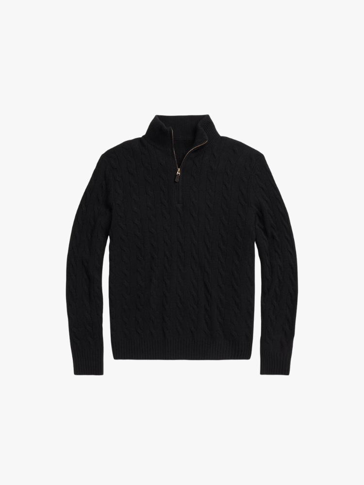 Classic Cable Half-Zip Pullover