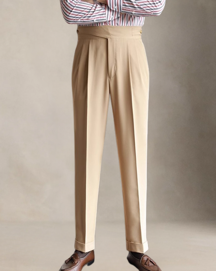 Quiet Luxury Pearl Studs Trousers